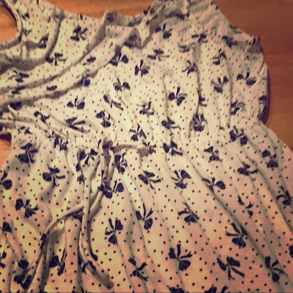 Polka Dot Bow Dress L - Picture 5 of 5
